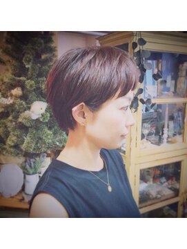 キミ(kimi) 【ｋｉｍｉ】シースルーバングくせ毛風ナチュラルショートグラ