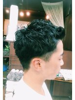 ヘアーラウンジ エゴ(Hair Lounge EGO) ベリーショートに強めのパーマを！ 武蔵新城 EGO 松波光男