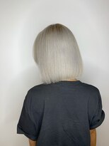 フルール バイ サファリ(fleur by safari)&nbsp;＊お客様Style＊パールホワイト・ブリーチ＋カラー＋髪質改善TR