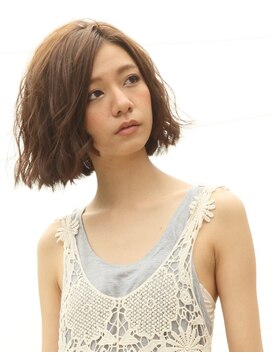 ヘアーズ ベリー 瓢箪山店(hairs BERRY) BERRY/デザインカラー_厚めバング_ローライト_スリークボブ