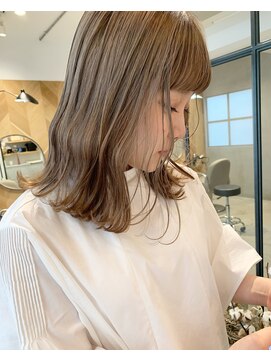 ステイシー(stay she) 【人気カラースタイル】くすみベージュカラー
