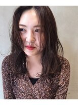 シェノン 梅田(CHAINON)&nbsp;小顔カット×ハイライトカラー×オリーブアッシュカラー