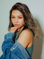 美容室 リズヘアー 稲毛店(Riz hair)&nbsp;クール女子ミディアムグラデーションカラー【稲毛】