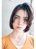 ACE かき上げエレガントボブ　×    ナチュラルブラウン