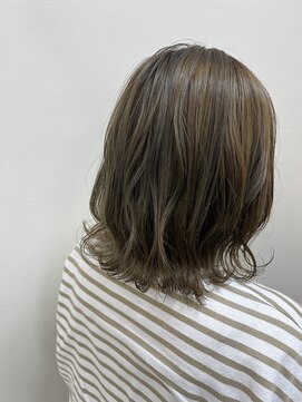 アールモンドヘア新世界 【北見】#グレージュ#ブリーチカラー#アッシュ
