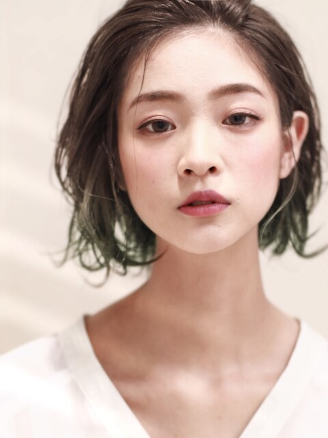 【京都AVEDA】【山科】【オーガニック】かきあげボブスタイル