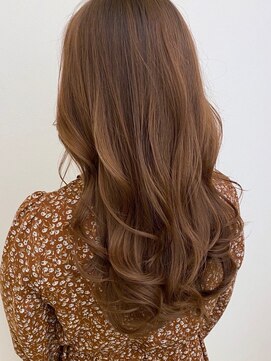 サンバイセライロ 千葉(SAN. by celilo) 艶感ベージュ×ゆるふわウェーブ◯