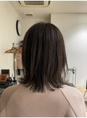 外ハネボブ/ペールベージュ[髪質改善/ヘッドスパ白髪染め/新宿】