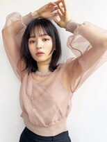 シエルバイアフロート(ciel by afloat)&nbsp;〇くびれレイヤーミディ 顔まわりレイヤー 暗髪