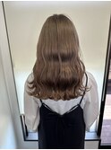 ミルクティーベージュダブルカラーブリーチカラーインナーカラー