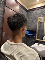 プレミアムバーバー 目黒店(PREMIUM BARBER produce by HIRO GINZA)&nbsp;ツーブロックフェードスタイル
