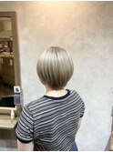 【庄内/ショートヘア】白髪ぼかしハイライトも人気♪