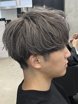 フイ 代々木(Hui)&nbsp;メンズ/アップバング/ツーブロックマッシュ/束感ショート波巻き