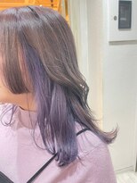 ナンバー ユアイロ 川崎(N° uairo)&nbsp;【池田】インナーカラーpurple