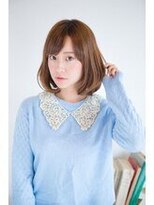 ステージ(STAGE)&nbsp;大人かわいい/レイヤーロング/グレーベージュ/前髪パーマ/幡ヶ谷