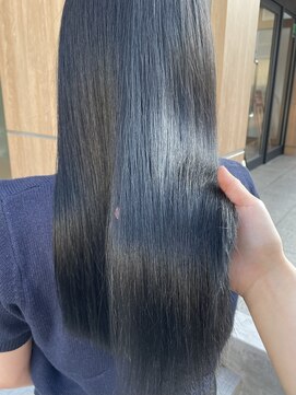 ヘアーメイクオズ(hair make O/S) |mizuho|ブルージュブルーブラック髪質改善うる艶髪
