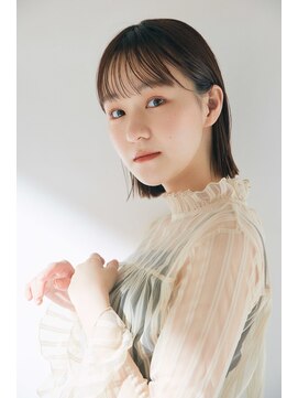 クロード モネ 池袋店(Claude MONET) 切りっぱなしボブ×耳掛け【池袋・池袋東口】