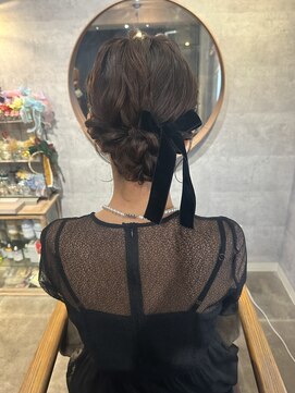 ヘアセット シャンプーアンドスパ専門店 ウルー(Uruu) 【シニヨン】天神/天神駅/早朝/ヘアセット