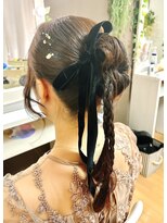 ジェネータ 新横浜店(GENETA)&nbsp;カチモリ三つ編みヘア【ヘアセット/新横浜】