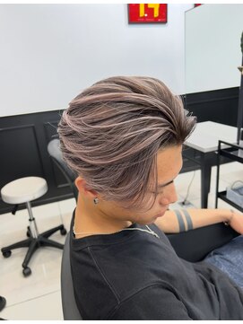 メンズラピス 栄店(Men's Lapis) メンズバレイヤージュセンターパートツーブロックシャドールーツ
