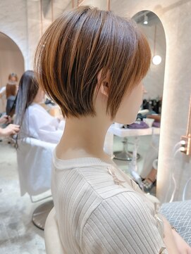 ロンド エスポワール 錦糸町(Lond espoir) □ウェーブミディアム似合わせカットメルティカラーショート/