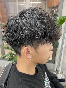 ロンド ローガン 名駅(Lond LOGAN) 【Lond LOGAN亀井】波巻きスパイラル　メンズパーマ　眉毛