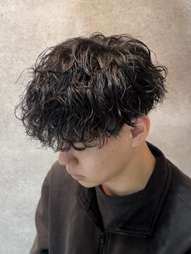 ブラック 渋谷 2nd(BLUCK) 波巻きパーマ波巻きスパイラルパーマ緩めパーマ