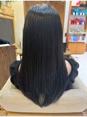 艶ロング/さらツヤ仕上げ/フェミニンロング/髪質改善