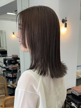 シベルバレー 横浜(sibell) ＊セミロングレイヤーカット顔周りレイヤーウルフハッシュカット