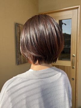 ミュー(miyuu) 【似合わせカット】大人艶髪ショートボブ/20代/30代/40代/50代