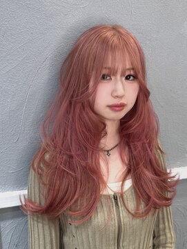 ロイオブジゼル(roi of GiseL) ピンク　ダブルカラー　ケアブリーチ