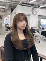 ハピネス 梅田茶屋町店(HAPPINESS)&nbsp;レイヤーカット/髪質改善/ワンカール/韓国ヘア/ブリーチなし