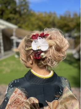 トゥワイス ヘアー(twice hair)の写真/早朝5時より受付◎<振袖着付け+ヘアセット¥10,000~>一生に一度の成人式、ヘアセットは当店にお任せください