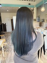 美容室 アルテモーダ グラデーションブルー