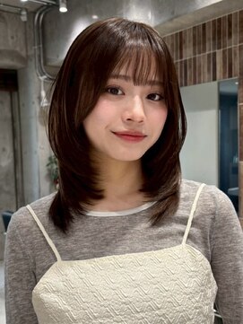 ＊黒髪/オリーブグレー/小顔/ココアベージュ