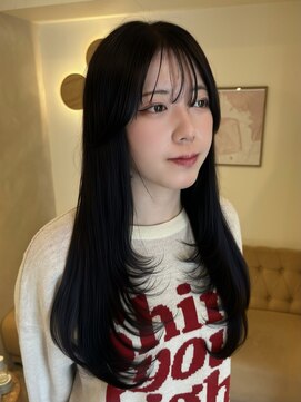 ラヴィズム 名駅店(LUVISM) レイヤーカット/レイヤー/韓国ヘア/暗髪/透明感カラー/yuria