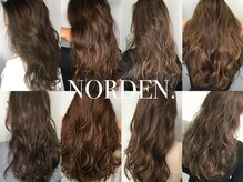 ノーデン(NORDEN.)の雰囲気（お客様の髪にふれる物すべてに厳選されたこだわりの商材を使用♪）
