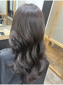 ♪透明感カラー暗めグレージュ