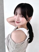 コハク(kohak)&nbsp;薄め前髪顔まわりレイヤーカットシースルー前髪ハッシュカット