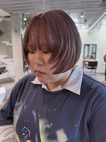 ロリム(RorriM)&nbsp;フェイスレイヤー 顔まわりレイヤー ミニボブ ピンクベージュ