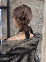 カノン(kanon hair&beauty)&nbsp;サイドお団子/ヘアアレンジ