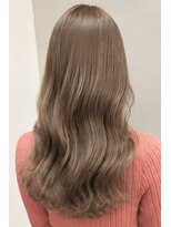 ルノヘアー(Lunohair)&nbsp;大人可愛い透明感ベージュカラー×小顔レイヤーカット×秋カラー