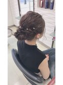 シンプルおだんごアレンジ