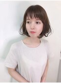 ナチュラル小顔ショート
