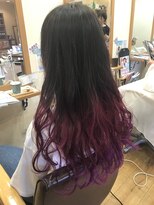 ヘアーコレット(hair Colet)&nbsp;ディープピンクヴァイオレットグラデーション