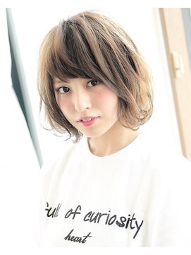 アグ ヘアー シーバス 薩摩川内店(Agu hair chivas) 《Agu hair》大人かわいい小顔ゆるふわボブ