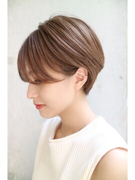 ダヴィン 中目黒(DaVin) 【DaVin中目黒】マニッシュショート くすみカラーベージュ