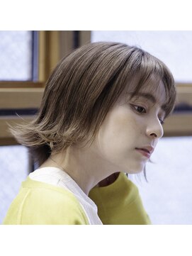 エイチエムヘア(HM HAIR) 前上りのグラデーションボブ