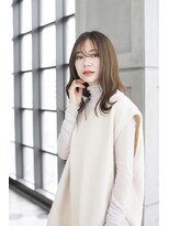 トティア 元町三宮(Totia) 【Totia元町三宮】ミストバングセミディ×ミルクティーブラウン