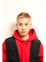 レンゲン(LENGEN)&nbsp;束感刈り上げビジネス七三ツーブロックアップバング１６０